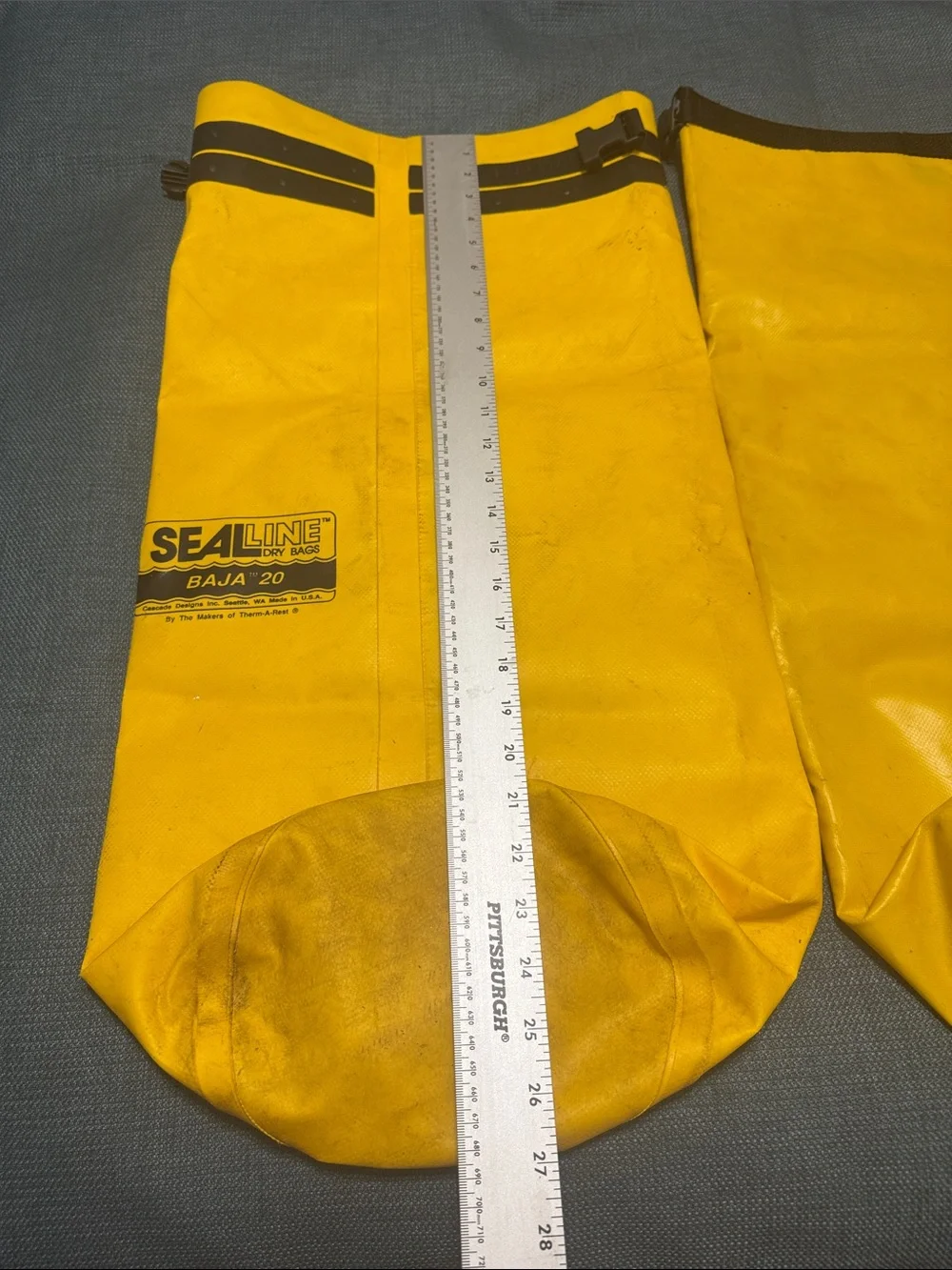 SealLine Dry Bag Set of 3 Yellow Sailor Accessories Bundle|Cascade Design USA
